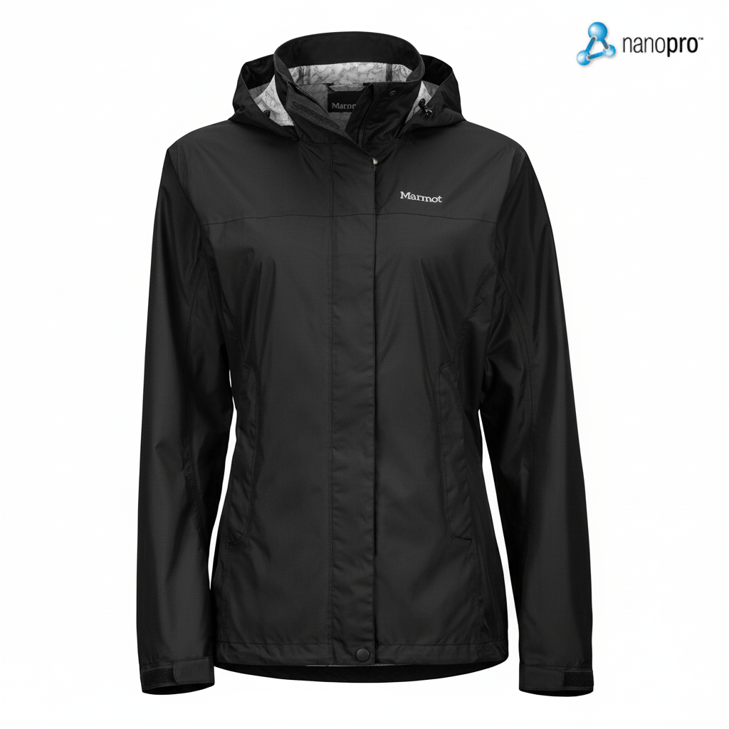 PreCip Jacket Women schwarz XL Damen Regenjacke - Marmot - Wildnissport