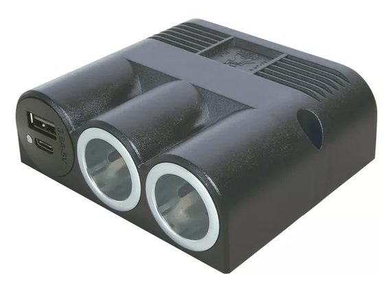 ProCar Aufbau - Dreifachsteckdose mit Power USB - C/A Doppelsteckdose - ProCar - Wildnissport
