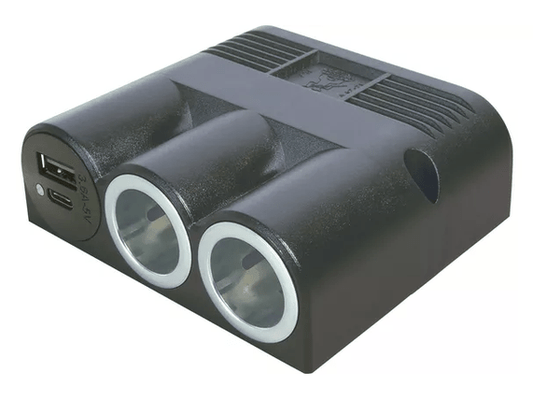 ProCar Aufbau - Dreifachsteckdose mit Power USB - C/A Doppelsteckdose - ProCar - Wildnissport