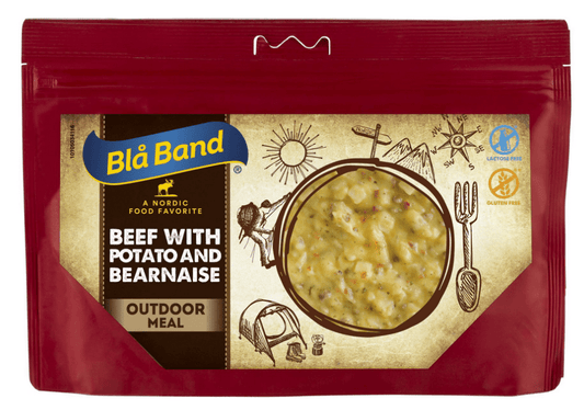 Rindfleisch mit Kartoffeln und Bernaise Trekkingmahlzeit - Blå Band - Wildnissport