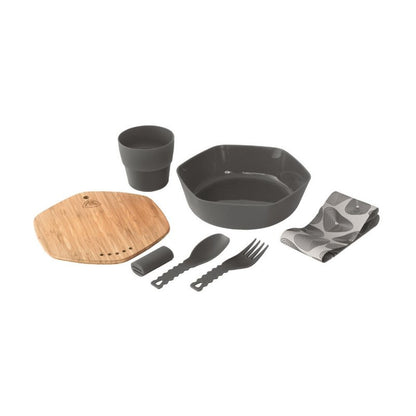 Robens Leaf Meal Kit Campinggeschirr-Set anthrazit - Wildnissport - Wildnissport