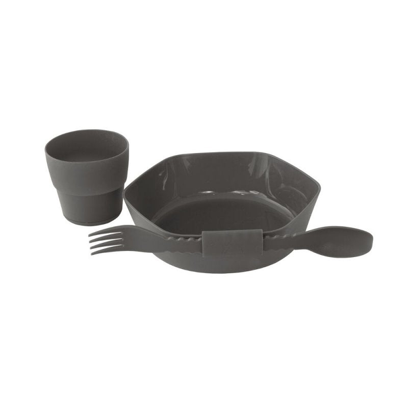 Robens Leaf Meal Kit Campinggeschirr-Set anthrazit - Wildnissport - Wildnissport