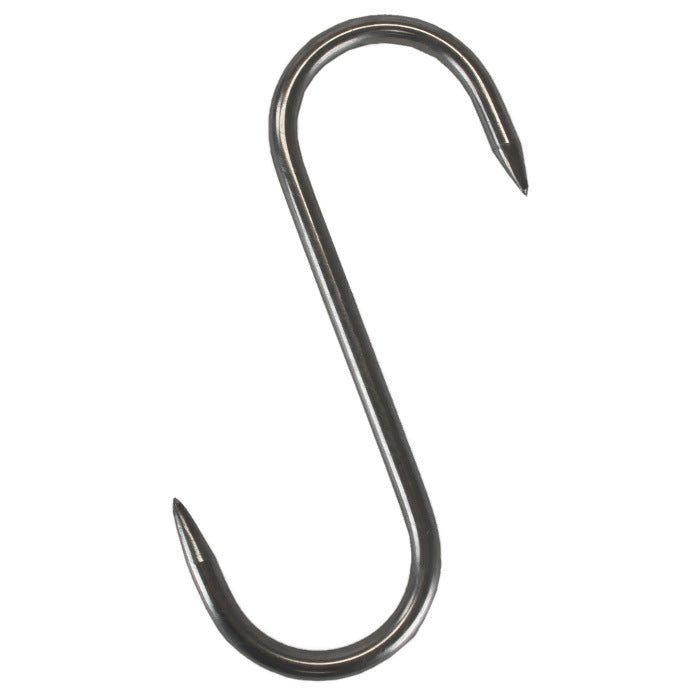 S - Haken rostfrei 160 mm / 6 mm Fleischerhaken - Eurohunt - Wildnissport