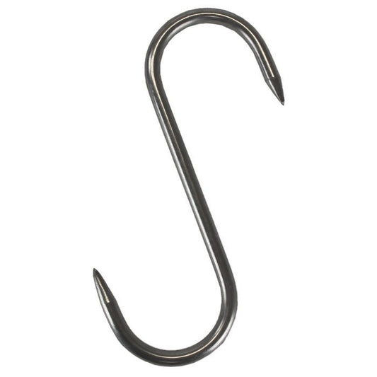 S - Haken rostfrei 160 mm / 6 mm Fleischerhaken - Eurohunt - Wildnissport
