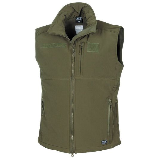 Softshell Weste Allround Oliv - XXL Unisex - MFH - Wildnissport