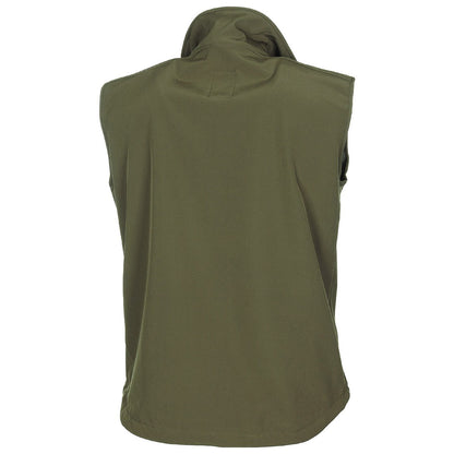 Softshell Weste Allround Oliv - XXL Unisex - MFH - Wildnissport