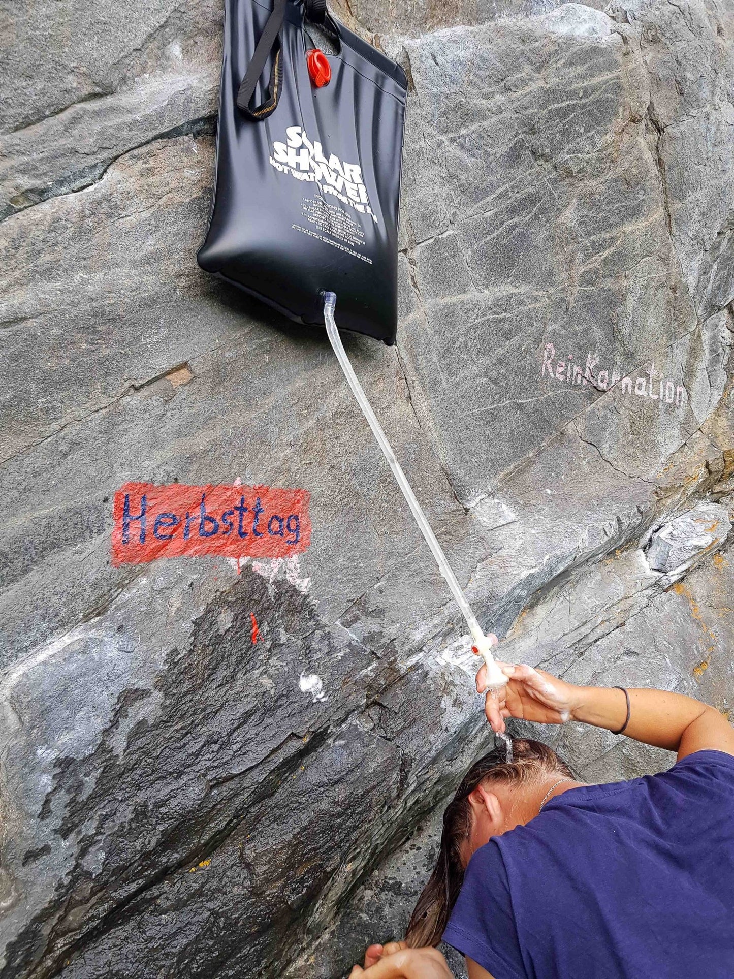 Solardusche aufrollbar, 20 Liter - Origin Outdoors - Wildnissport