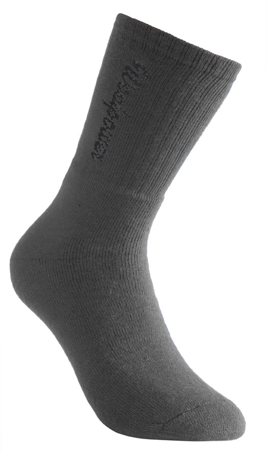 Sport Socke mit Logo 400 g grau - 40 - 44 - Woolpower - Wildnissport