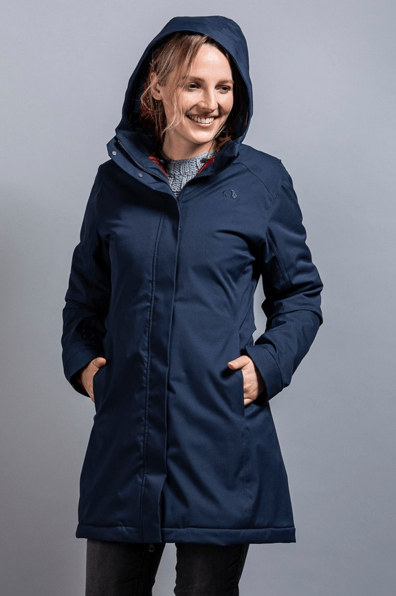 Stir W's Hooded Mantel Dark Navy - 40 Damen - Tatonka - Wildnissport