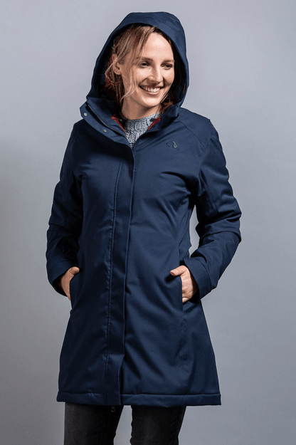 Stir W's Hooded Mantel Dark Navy - 40 Damen - Tatonka - Wildnissport