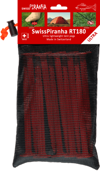 SwissPiranha RT180 Zeltheringe (10er - Set) - SwissPiranha - Wildnissport