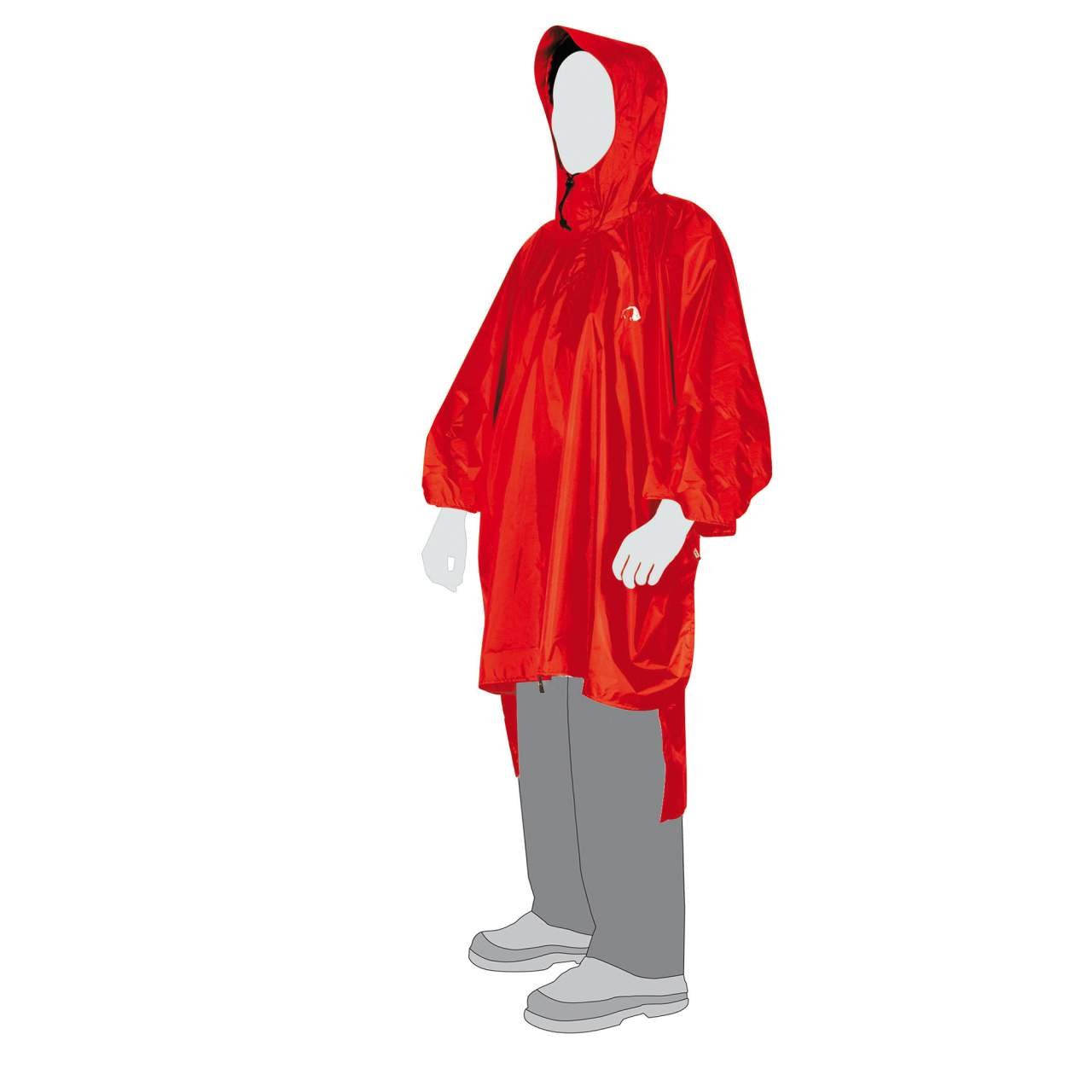 Tatonka Poncho 2 M/L Red Regencape - Tatonka - Wildnissport