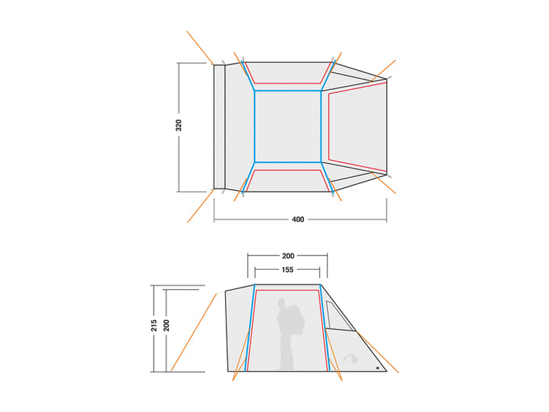TATONKA Van Camp Bus - Vorzelt - TATONKA - Wildnissport