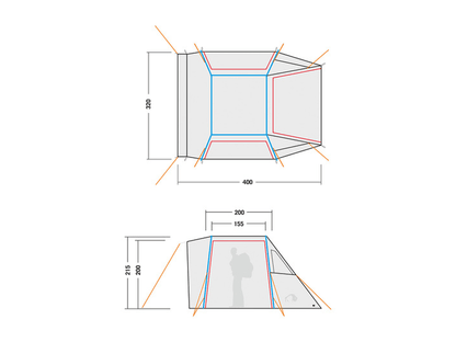 TATONKA Van Camp Bus - Vorzelt - TATONKA - Wildnissport