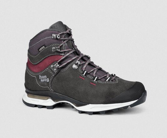 Tatra Light Lady GTX Asphalt/Dark Garnet Wanderschuhe 38 - HanWag - Wildnissport