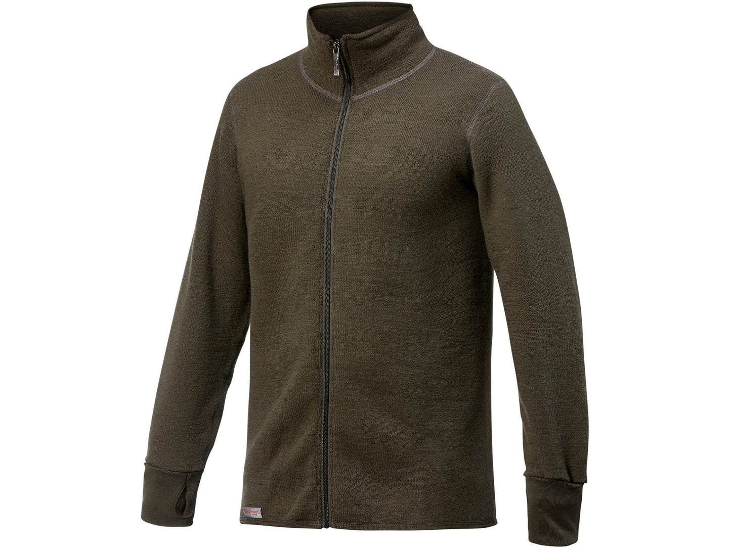 Thermo - Jacke 600 g/qm Unisex Pine Green - M - Woolpower/Ullfrotté - Wildnissport