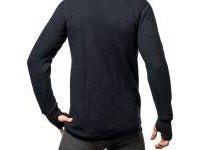 Thermo - Jacke 600 g/qm Unisex Schwarz - 2XL - Woolpower/Ullfrotté - Wildnissport