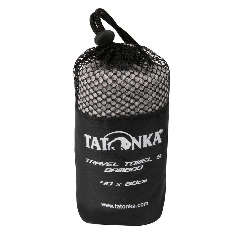 Travel Towel Bamboo S Grey Handtuch - TATONKA - Wildnissport