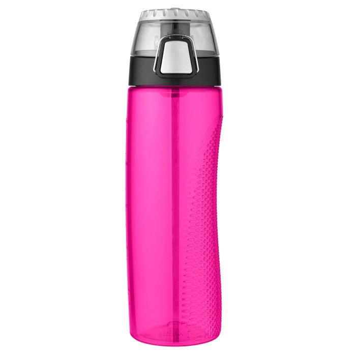 Trinkflasche Tritan mit Rotating Meter 0,7 Liter Pink - Thermos - Wildnissport