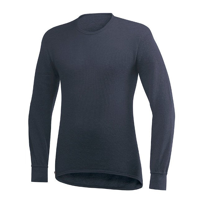 Unterhemd RUND 200 g/qm Unisex ohne RV Dark Navy - S Unterhemd - Woolpower - Wildnissport