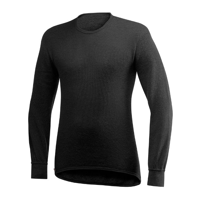 Unterhemd RUND 200 g/qm Unisex ohne RV Schwarz - 2XL Unterhemd - Woolpower - Wildnissport