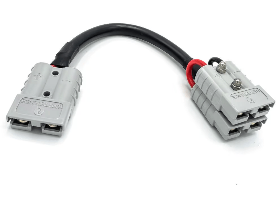 Wattstunde Adapterkabel mit Anderson SB 50 und 2x Anderson SB 50 für Parallelschaltung - WATTSTUNDE - Wildnissport
