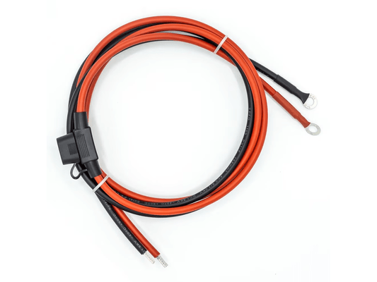 WATTSTUNDE BAKA20/BAKA04 Batterieanschlußkabel mit 20A Sicherung, 4mm² - WATTSTUNDE - Wildnissport