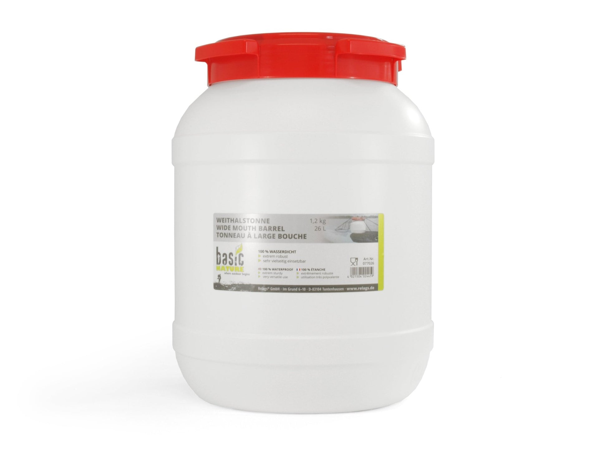 Weithalstonne rund 26 L - Basic Nature - Wildnissport