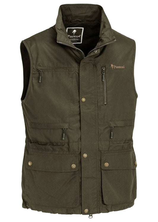 Wildmarksweste D.Olivengrün - S Herren - Pinewood - Wildnissport