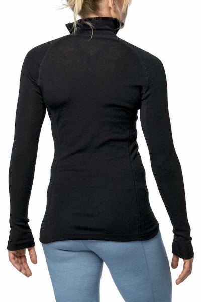 Zip Turtleneck LITE Black - XS Unterhemd - Woolpower - Wildnissport