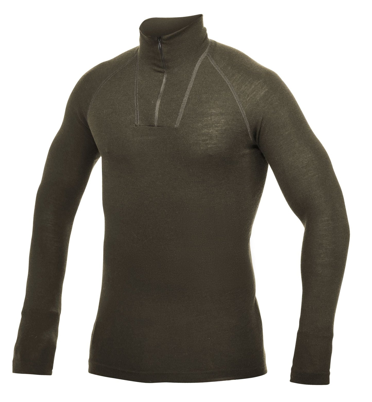 Zip Turtleneck LITE M pine Green Unterhemd - Woolpower - Wildnissport