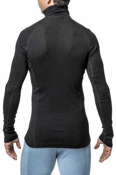 Zip Turtleneck LITE XXS Black Unterhemd - Woolpower - Wildnissport