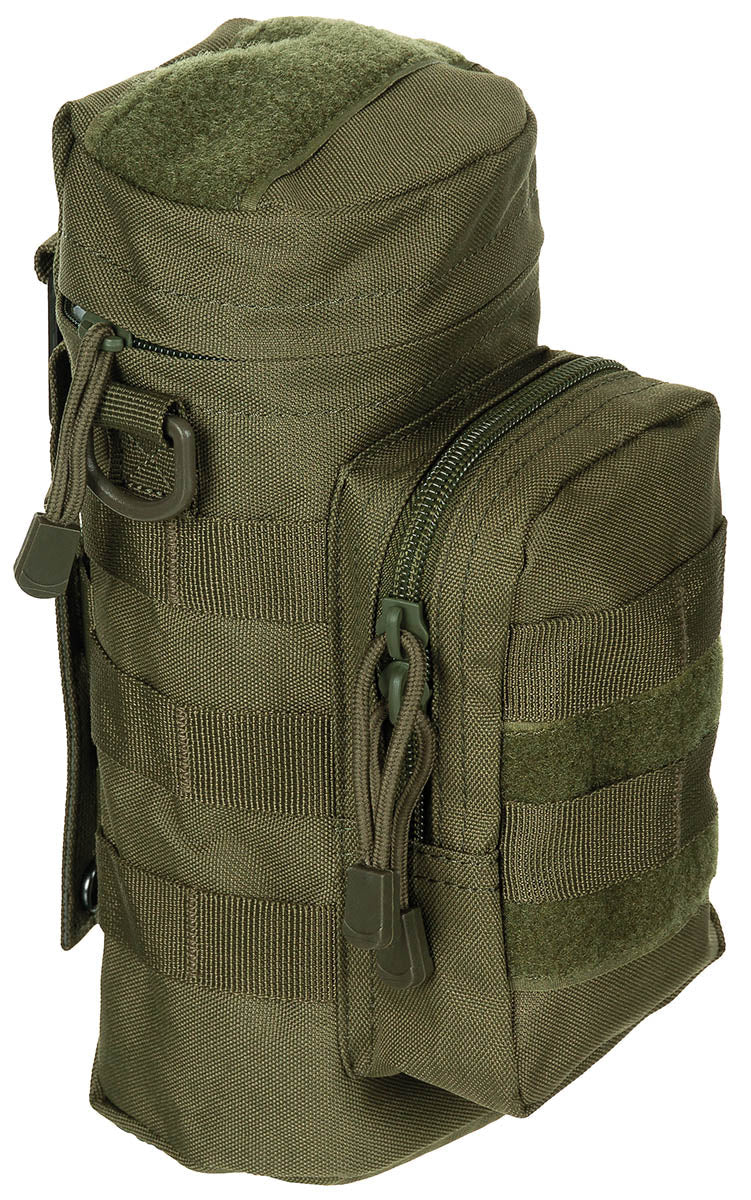 Zubehörtasche rund MOLLE Oliv - MFH - Wildnissport