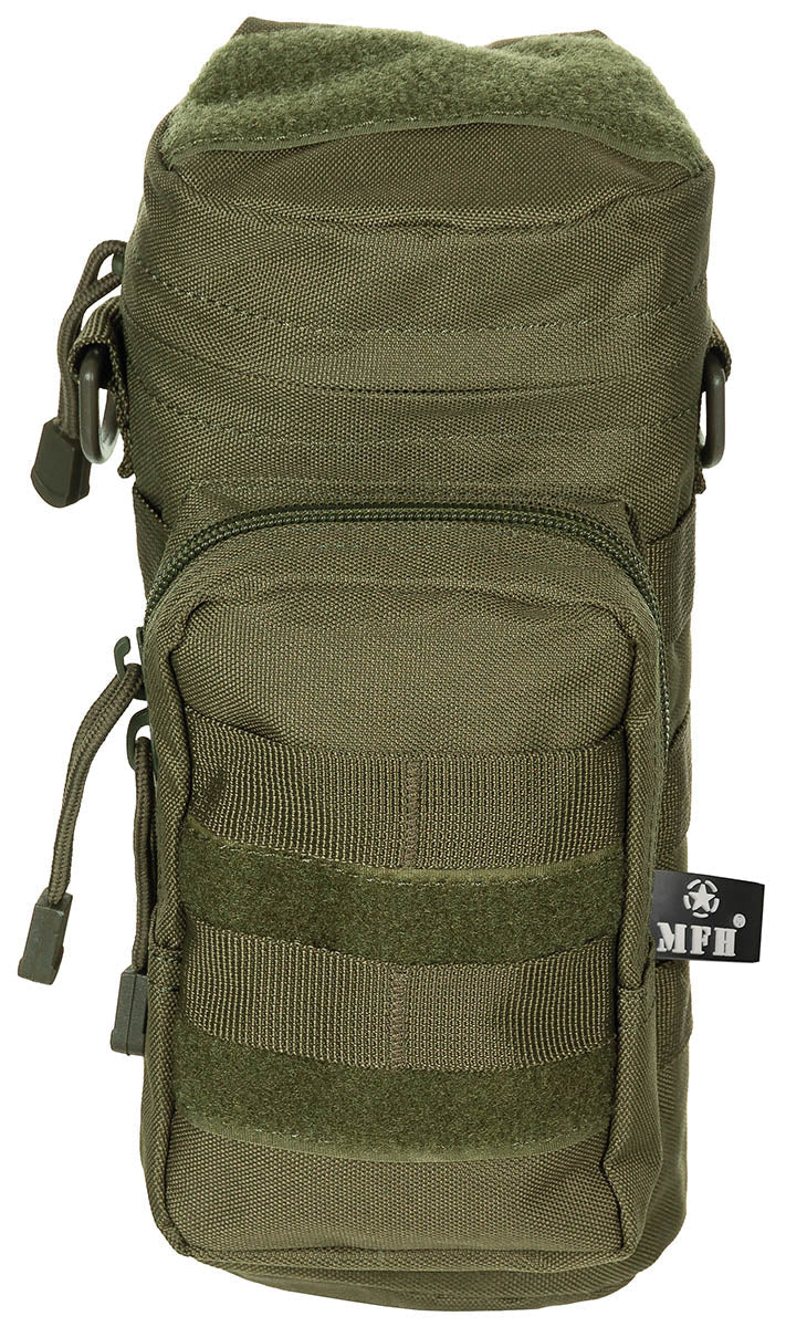 Zubehörtasche rund MOLLE Oliv - MFH - Wildnissport