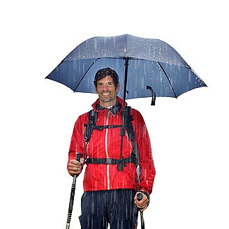 Euroschirm Swing Handsfree Schwarz | Schirme | Regenschirme, wildnissport.de Ausrüstung Trekkingschirme gute Stöcke, Ausrüstung | | echt 