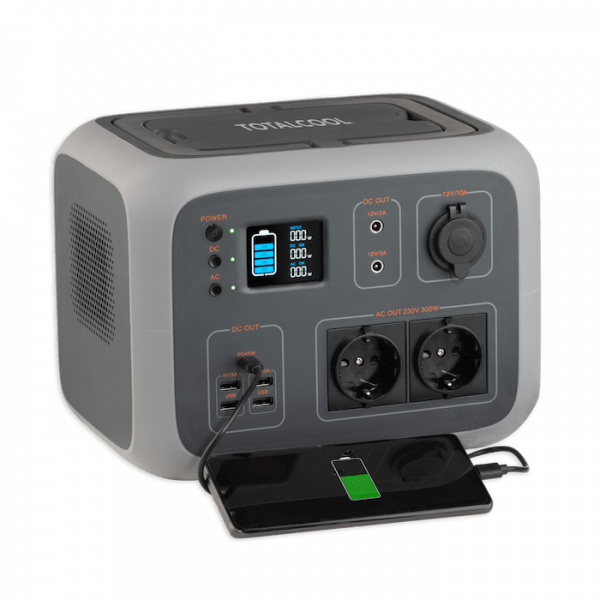 Totalpower 500 Powerstation Grau