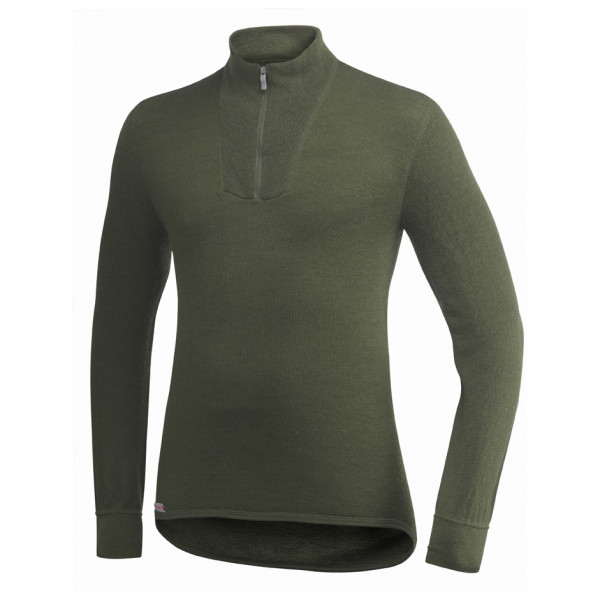 Unterhemd Zip Turtleneck 400 g/qm Unisex Pine Green